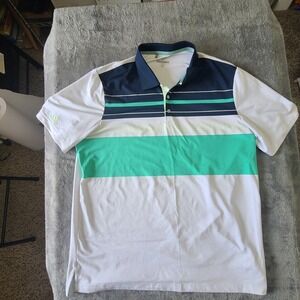 Adidas Polo Shirt Men's Size XL  Moisture Wicking Golf  Short Sleeve  Multicolor